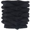 ProTex Towels Washcloths Black 12 pack 13 inch x 13 inch