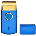 StyleCraft Uno Travel Sized Single USB Rechargeable Mens Foil Shaver with Cap - Blue