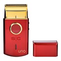 StyleCraft Uno Travel Sized Single USB Rechargeable Mens Foil Shaver with Cap - Red