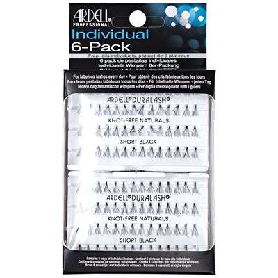 Ardell Knot-Free Individuals Short Black 6 pk.