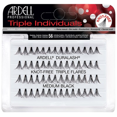 Ardell Triple Individuals Knot-Free Medium Black