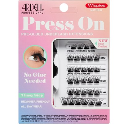 Ardell PreGlued Underlash Extensions + Applicator Wispies Natural 30 pc.
