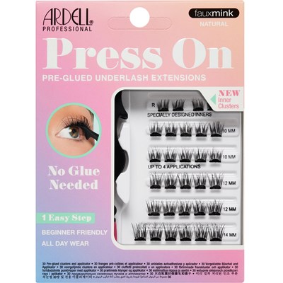 Ardell PreGlued Underlash Extensions + Applicator Fauxmink Natural 30 pc.