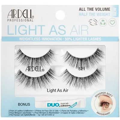 Ardell Twin Pack + 1 Gram DUO Pipette Light As Air 521