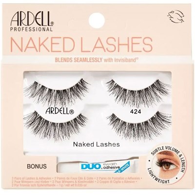 Ardell Twin Pack + 1 Gram DUO Pipette Naked Lashes 424