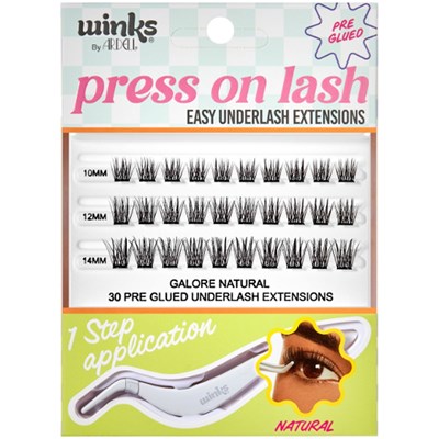 Ardell Press On Natural + Applicator Kit 30 pc.