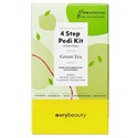 AvryBeauty 4 Step Pedi Kit - Green Tea 4 pc.