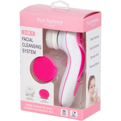 Cala Products 2-In-1 Facial Cleansing System - Pink