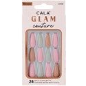 Cala Products Glam Couture Nail Kit - Medium Coffin Earth Tone 24 pc.