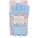 Cala Products Exfoliating Bath Gloves - Baby Blue