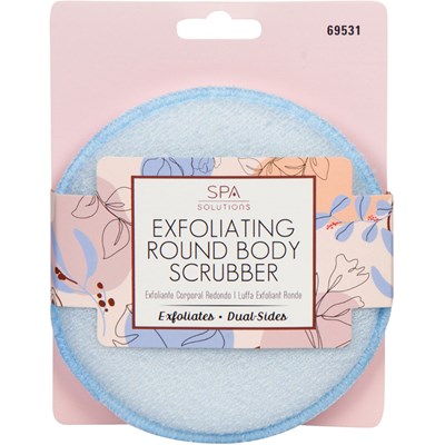 Cala Products Exfoliating Round Body Scrubber - Baby Blue