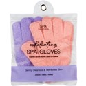 Cala Products Exfoliating Spa Gloves - Lavender/Peach