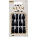 Cala Products Glam Couture Nail Kit - Medium Matte Black 24 pc.