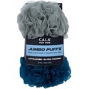 Cala Products Jumbo Puffs - Grey/Blue 2 pc.