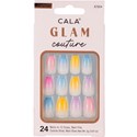 Cala Products Glam Couture Nail Kit - Medium Coffin French With Color 24 pc.