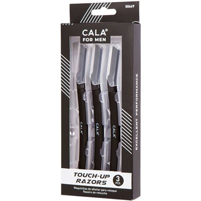 Cala Products Men's Touch Up Razors 3 pc.
