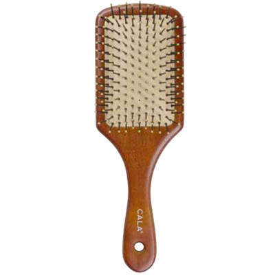 Cala Products Dark Bamboo Paddle Hair Brush -  Large