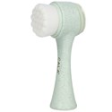 Cala Products Eco Friendly Dual-Action Facial Cleansing Brush - Sage