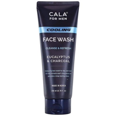 Cala Products Cooling Face Wash - Eucalyptus & Charcoal 6.76 Fl. Oz.