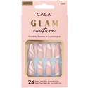 Cala Products Glam Couture - Med Coffin Nail Kit-Swirls Printed 24 pc.