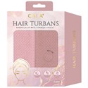 Cala Products Hair Turbans - Pink 2 pk.