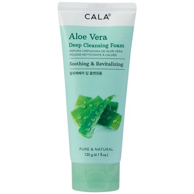 Cala Products Aloe Vera Deep Cleansing Foam 4.1 Fl. Oz.