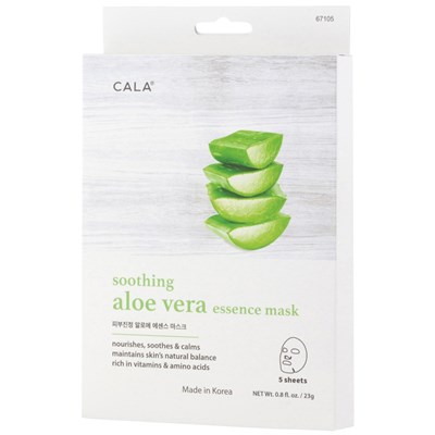 Cala Products Aloe Vera Essence Masks 5 pk.