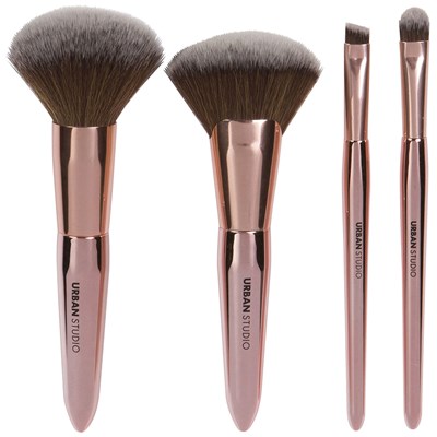 Cala Products But First, Shimmer Highlight Set - Rose Gold 4 pc.