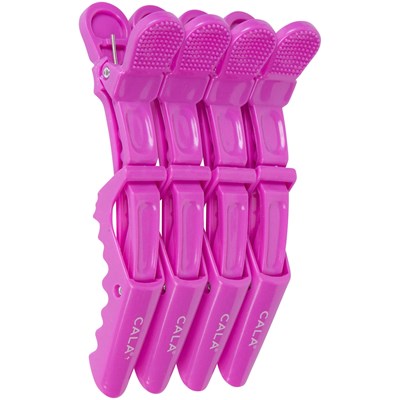 Cala Products Croc Hair Clips - Lavender 4 pc.