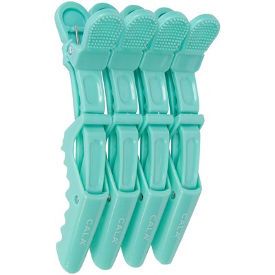 Cala Products Croc Hair Clips - Mint 4 pc.