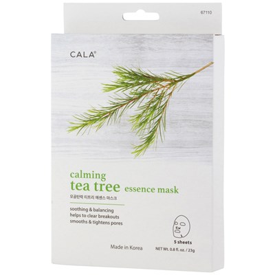 Cala Products Tea Tree Essence Masks 5 pk.