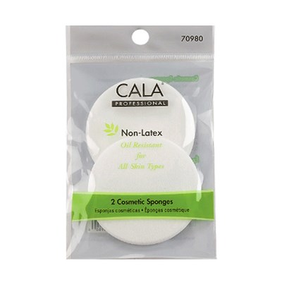 Cala Products Non-Latex Round Sponges 2 pc.