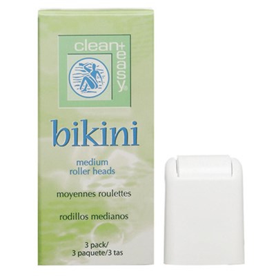 Clean + Easy Roller Heads for Bikini- Medium 3 pk.