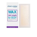 Clean + Easy Ready To Use Wax Strips for Body 12 ct.