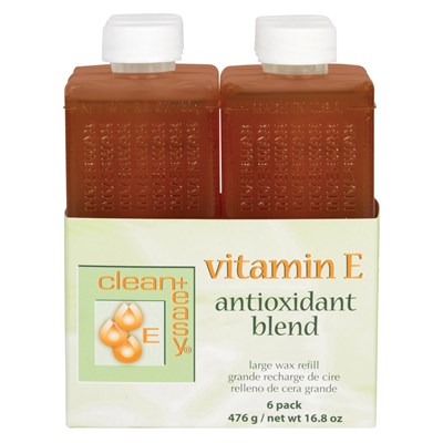 Clean + Easy Vitamin E Wax Refill Large 6 pk.
