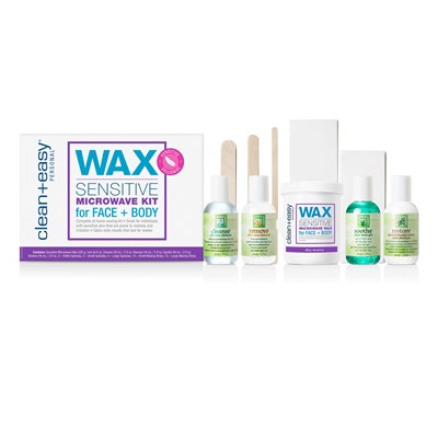 Clean + Easy Sensitive Microwave Kit for Face & Body