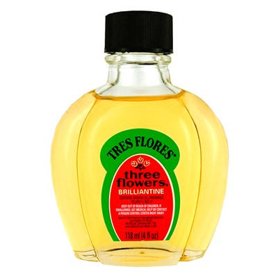 Clubman Tres Flores Brilliantine Liquid Case/12 Each 4 Fl. Oz.