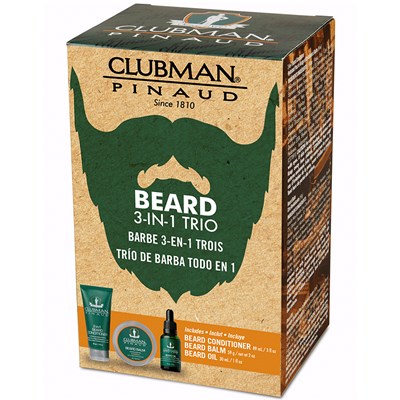 Clubman Beard Kit 3 pc.