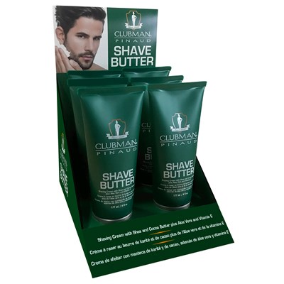 Clubman Clubman Shave Butter Display Case/2 Each 6 pc.