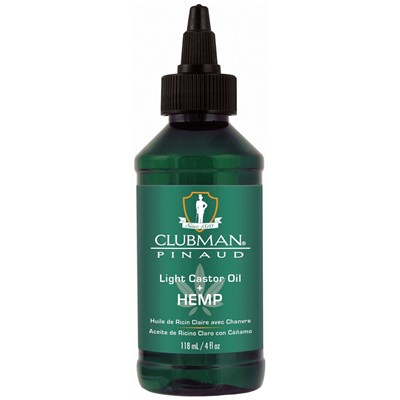 Clubman Castor Oil With Hemp - Light 4 Fl. Oz.