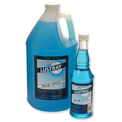 Clubman Lustray Blue Spice After Shave Case/4 Each Gallon