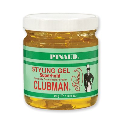 Clubman Superhold Styling Gel Case/12 Each 16 Fl. Oz.