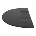 Comfort Plus Salon Mat Super Soft Circular With Square Cut-Out 3 ft. X 5 ft. X 5/8 inch