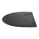 Comfort Plus Salon Mat Super Soft Circular 3 ft. X 4 ft. X 5/8 inch