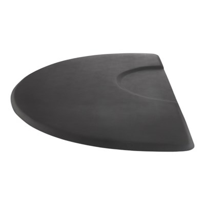 Comfort Plus Salon Mat Super Soft Circular 3 ft. X 5 ft. X 5/8 inch