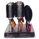 Cricket Universal Brush Display - Fini Boar/Nylon & Smoothing Boar Nylon 12 pc.