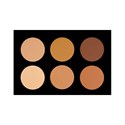 Crown Brush 6 Color Pressed Powder Foundation- 6PPF