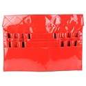 Crown Brush Red Patent Leather Apron- A6