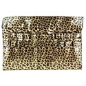 Crown Brush Leopard Print Apron- A7