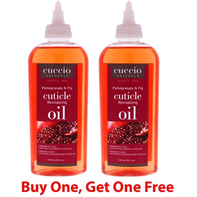 Cuccio OIL-A-THON BOGO! Revitalizing Cuticle Oil - Pomegranate & Fig 8 Fl. Oz.